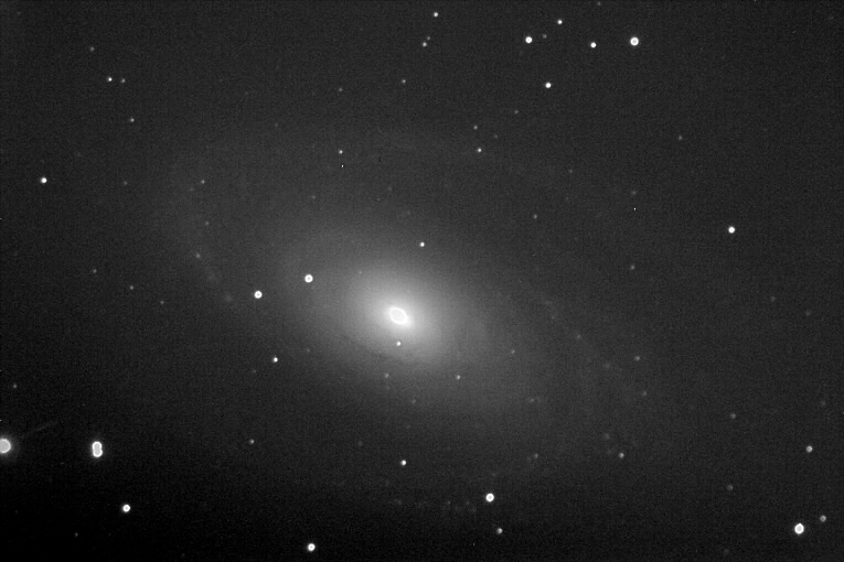 two images of m81 stacked for a total of 30 minutes exposure.