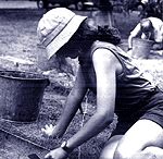 female archaeologist