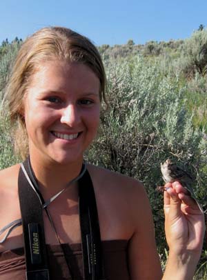 Megan Harrison and Brewer's Sparrow