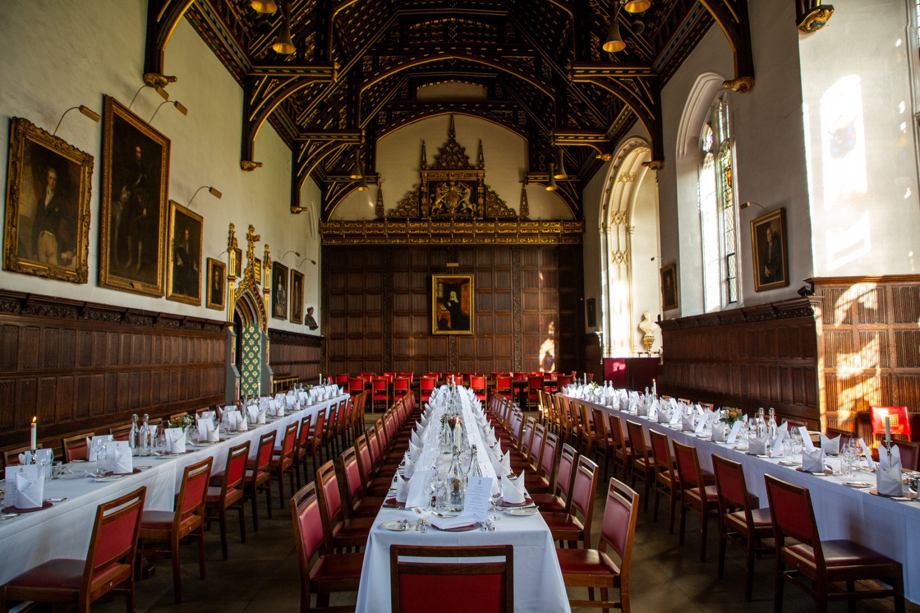 Champagne Reception & Dinner St Johns College Cambridge Beaufort
