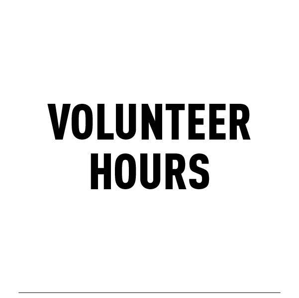 Text: Volunteer Hours