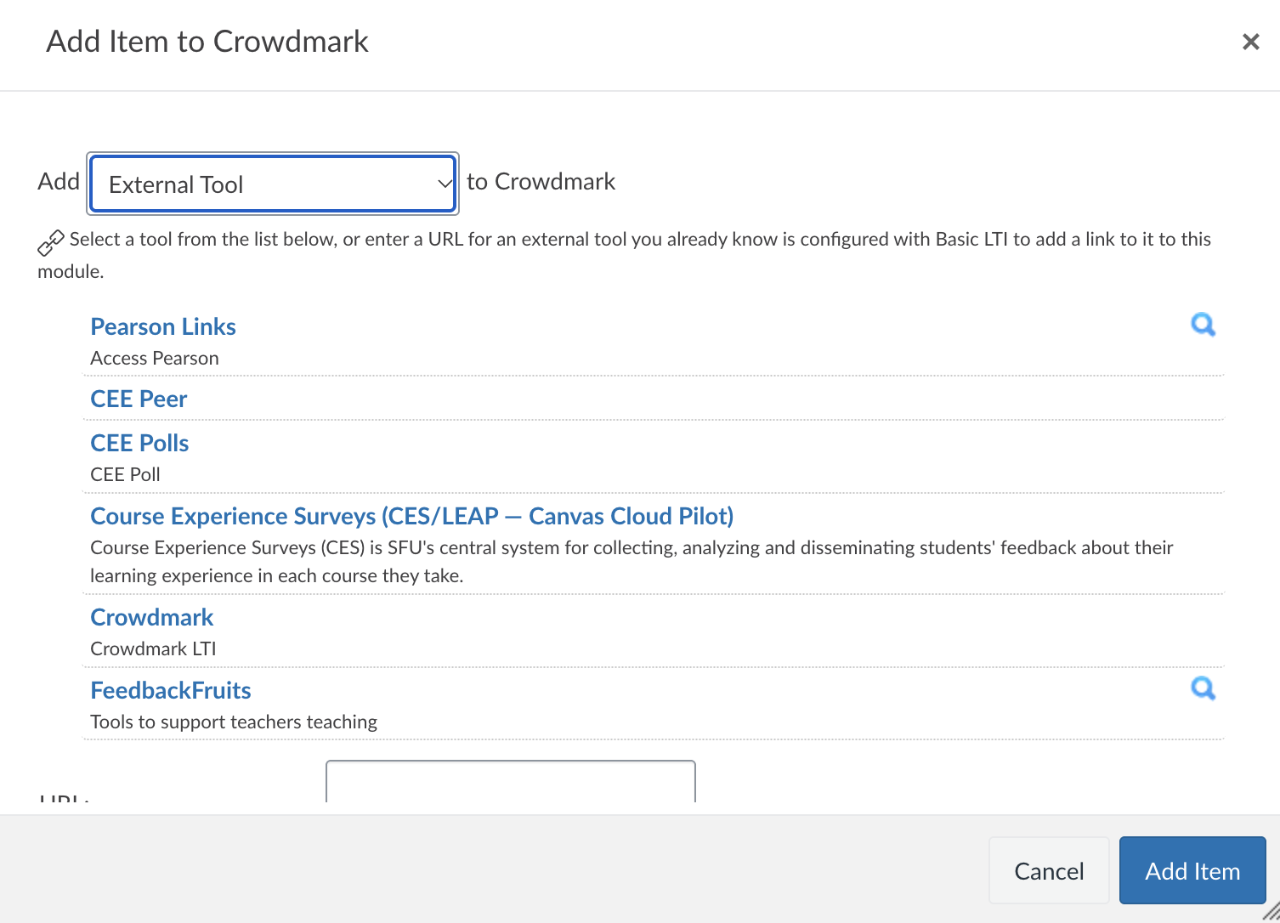 Adding Crowdmark to Canvas Cloud Module