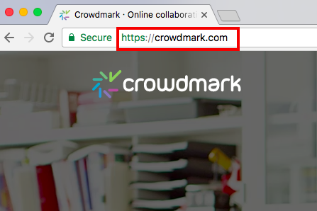 crowdmark.com home screen image