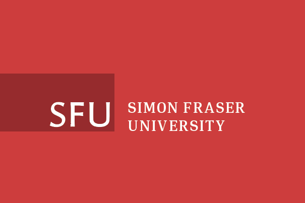 Institutional SFU out-of-province logo – horizontal / reverse colour