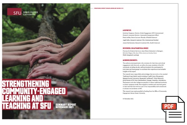 Strengthening Community-Engaged Learning and Teaching at SFU report thumbnail