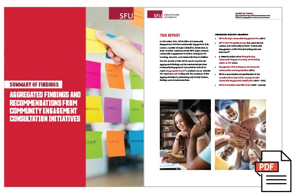 SFU Community Engagement: Findings & Recommendations report thumbnail