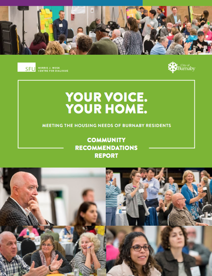 Cover of the Your Voice Your Home community recommendations report