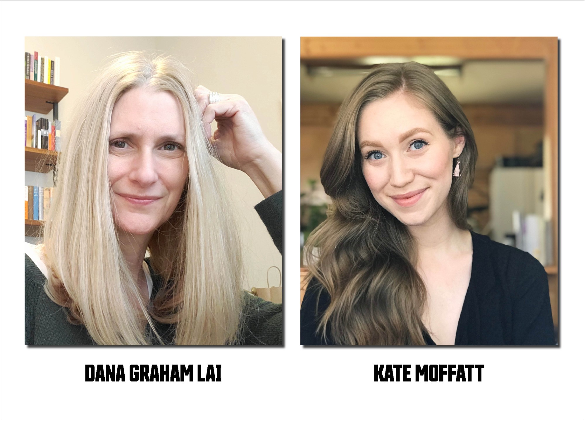 headshots of Dana Graham Lai and Kate Moffatt