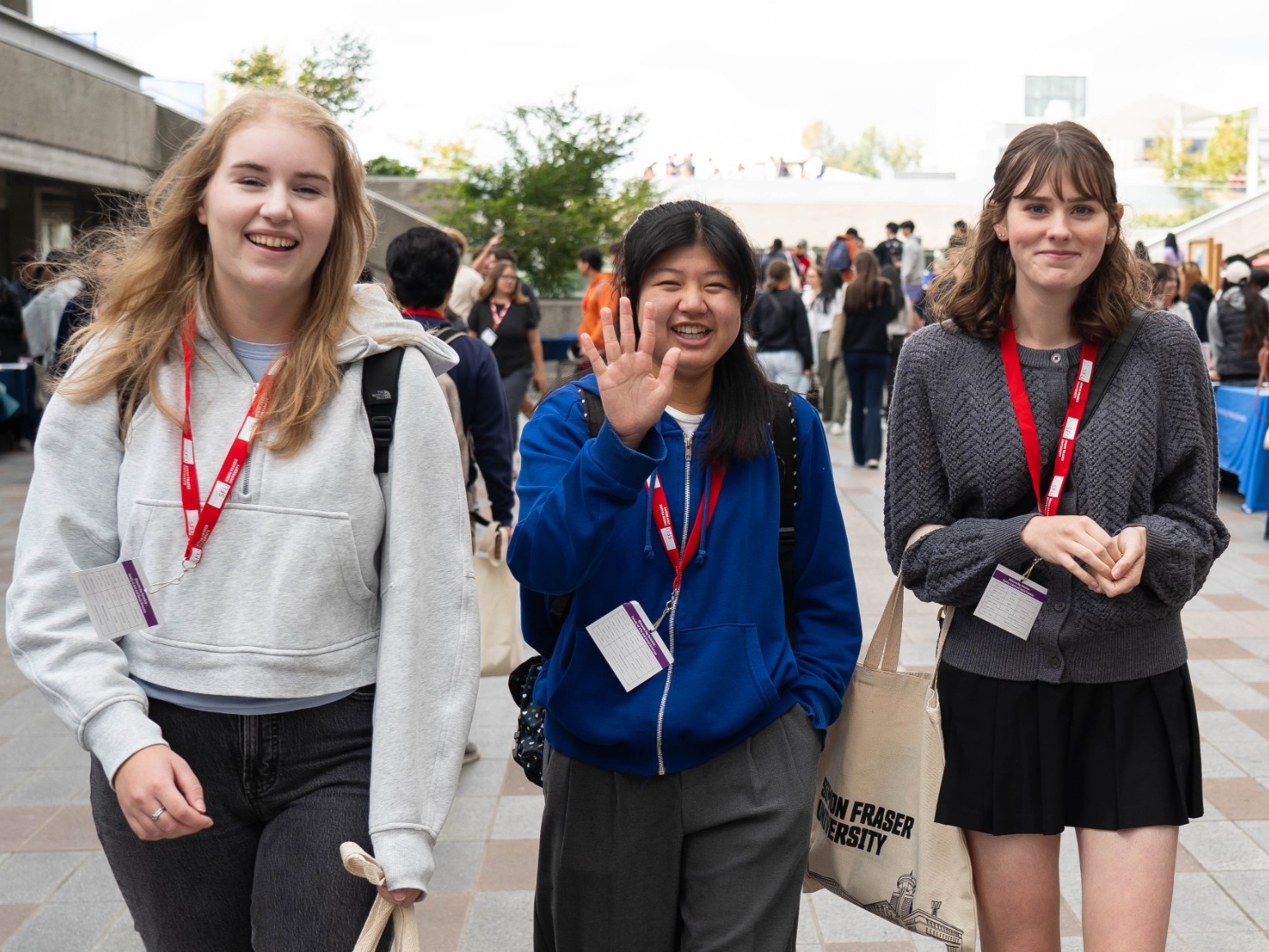 First-year students at Welcome Day SFU Burnaby