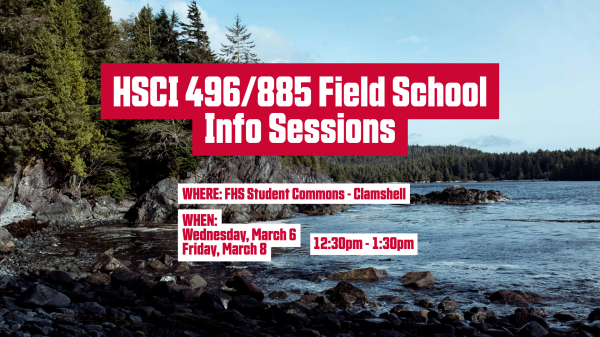 Field School Info Session (HSCI 496/885)
