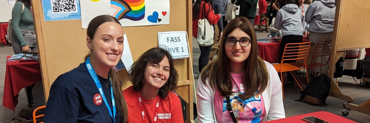 GSWSSU Members at the Fall 2023 FASS Welcome Day