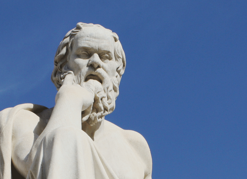 Statue of Greek Philosopher