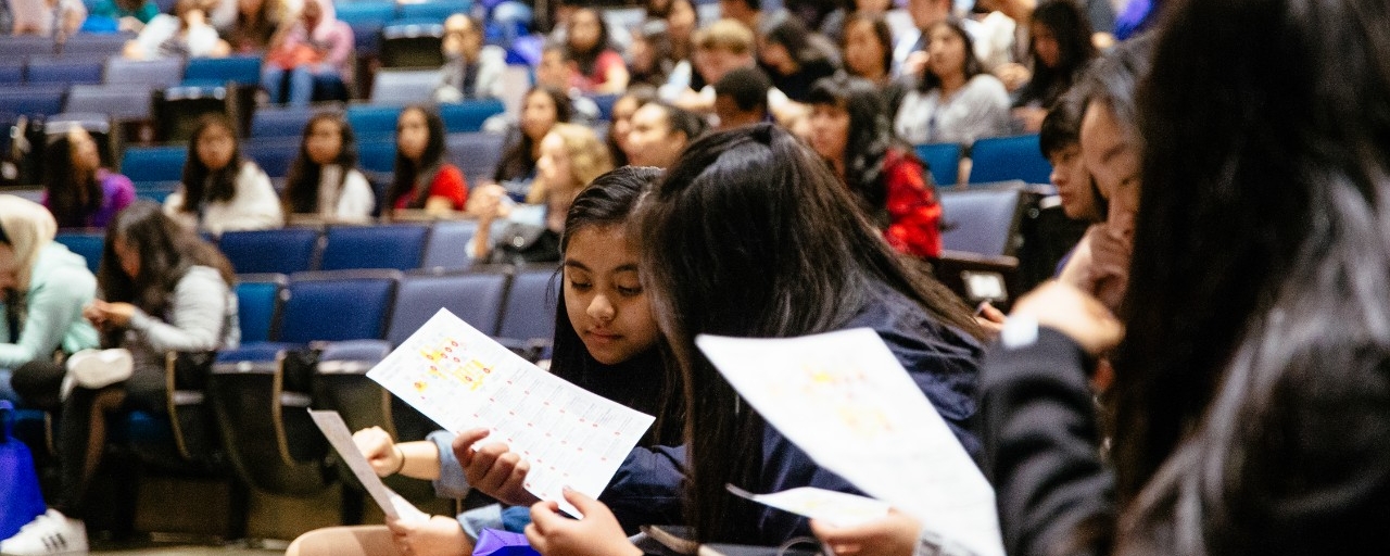 students at welcome day