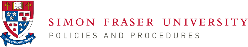 SFU Policies and Procedures