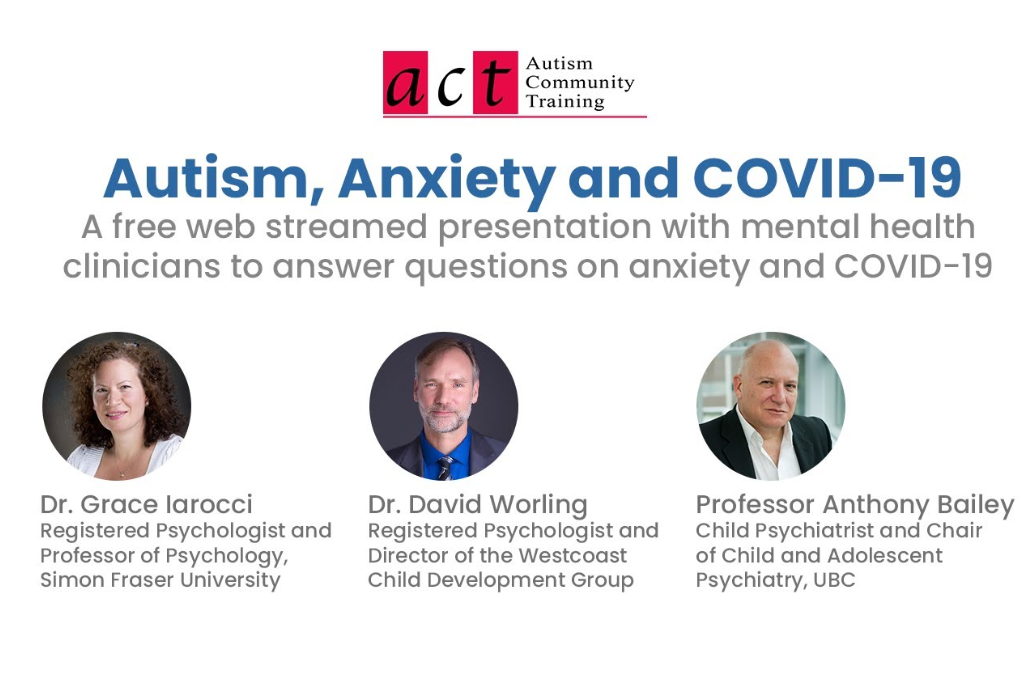 ACT Webinar - Autism, Anxiety, and COVID-19