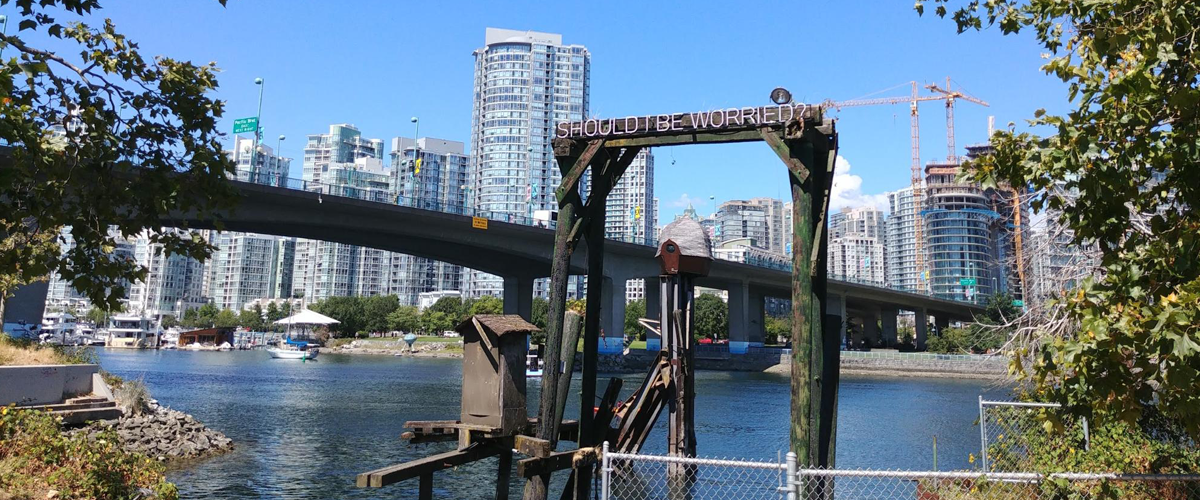 “Should I be worried?”: Installation at Vancouver’s False Creek