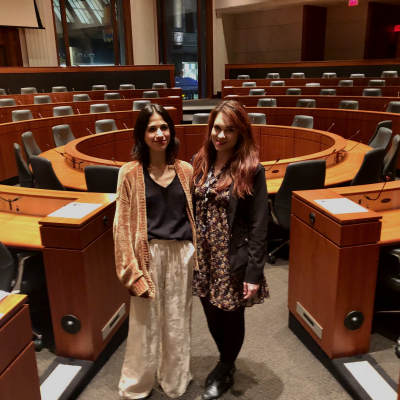 Image of Ina Pace and Nicole Luongo at the 2023 Sterling Prize event