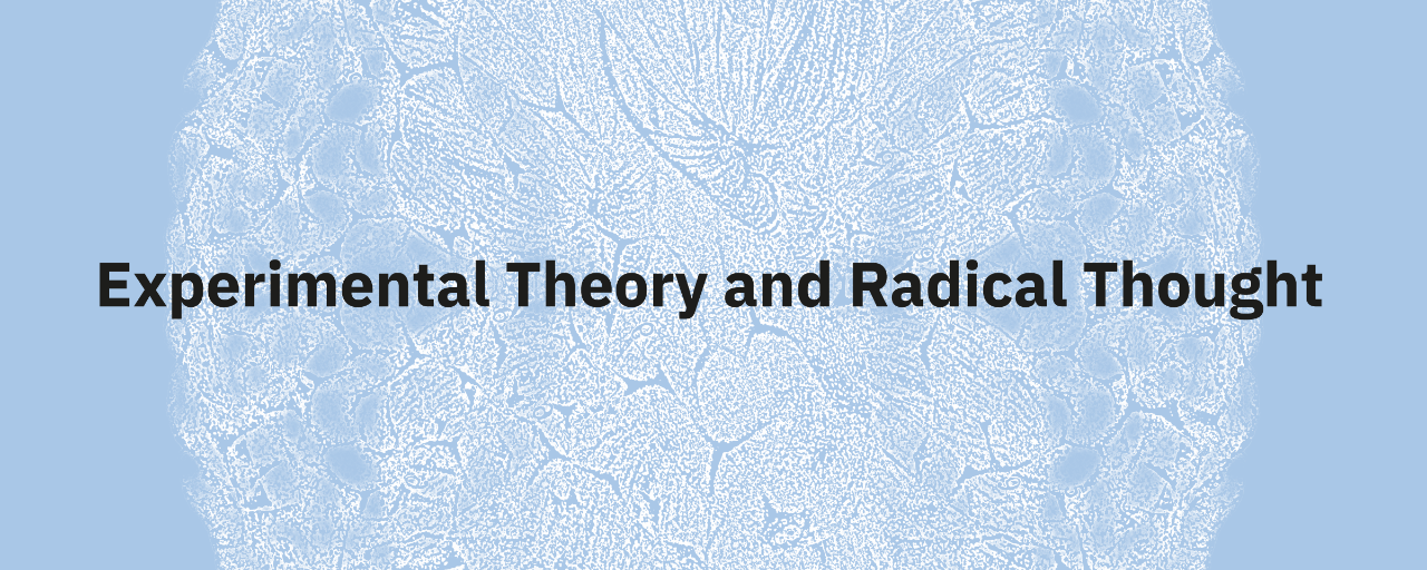 Experimental theory and Radical Thought
