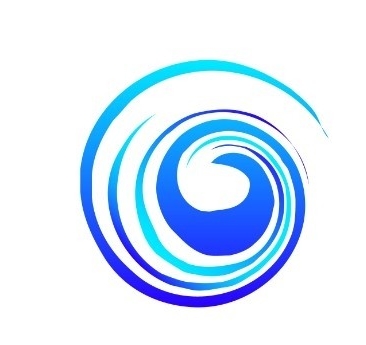 Pacific Water research, swirl logo