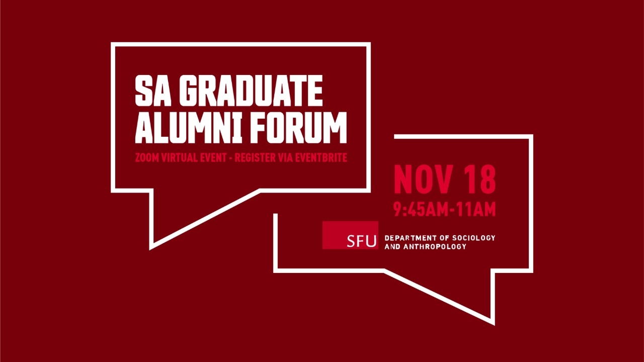 grad alumni forum poster