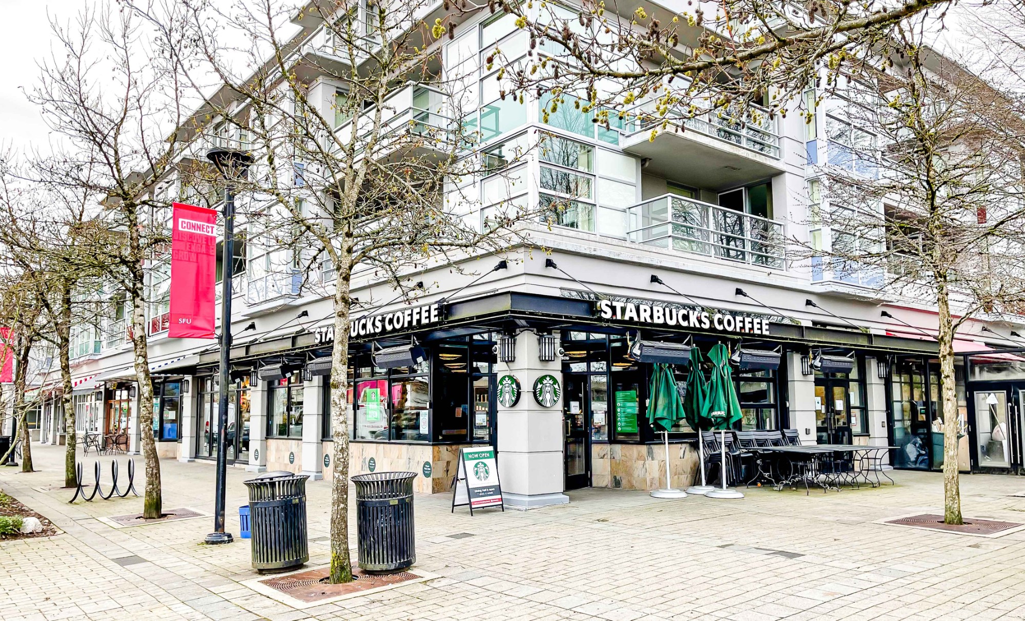 Nester's market in UniverCity on Burnaby Mountain