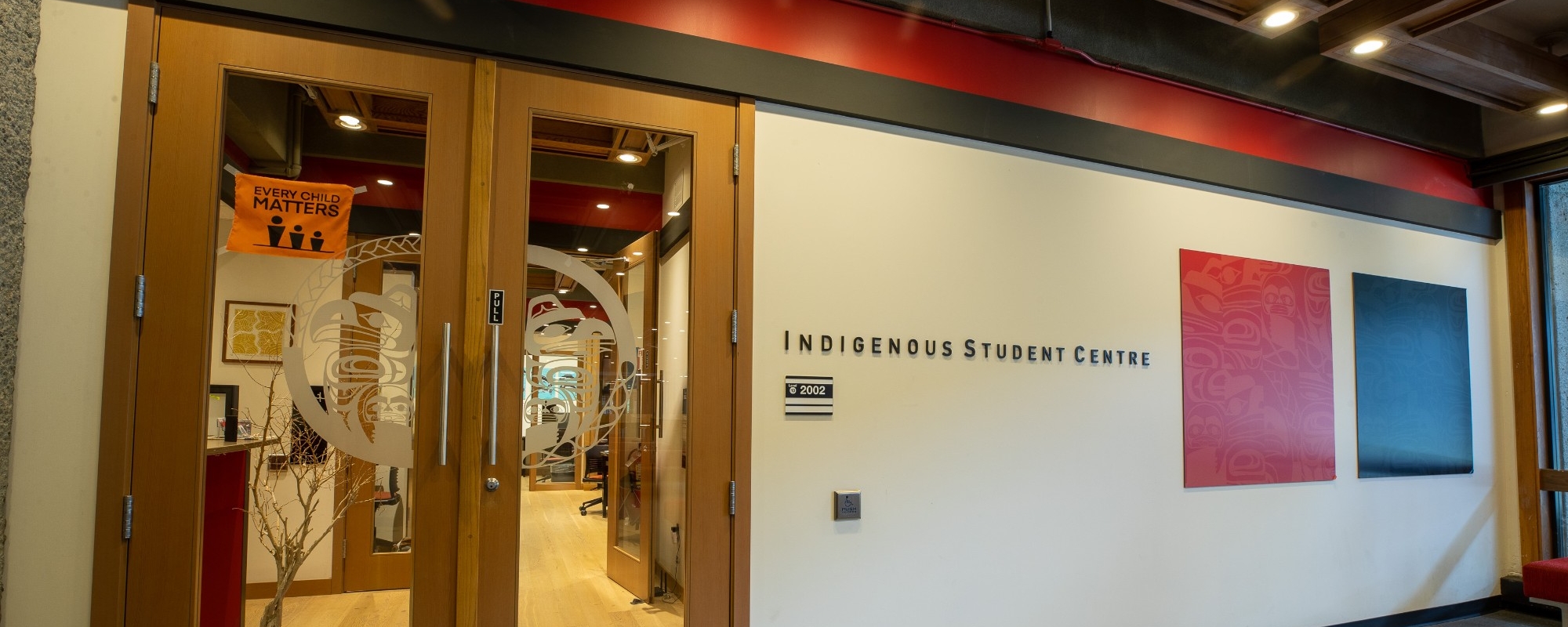 Entrance to the ISC Office located at AQ 2002