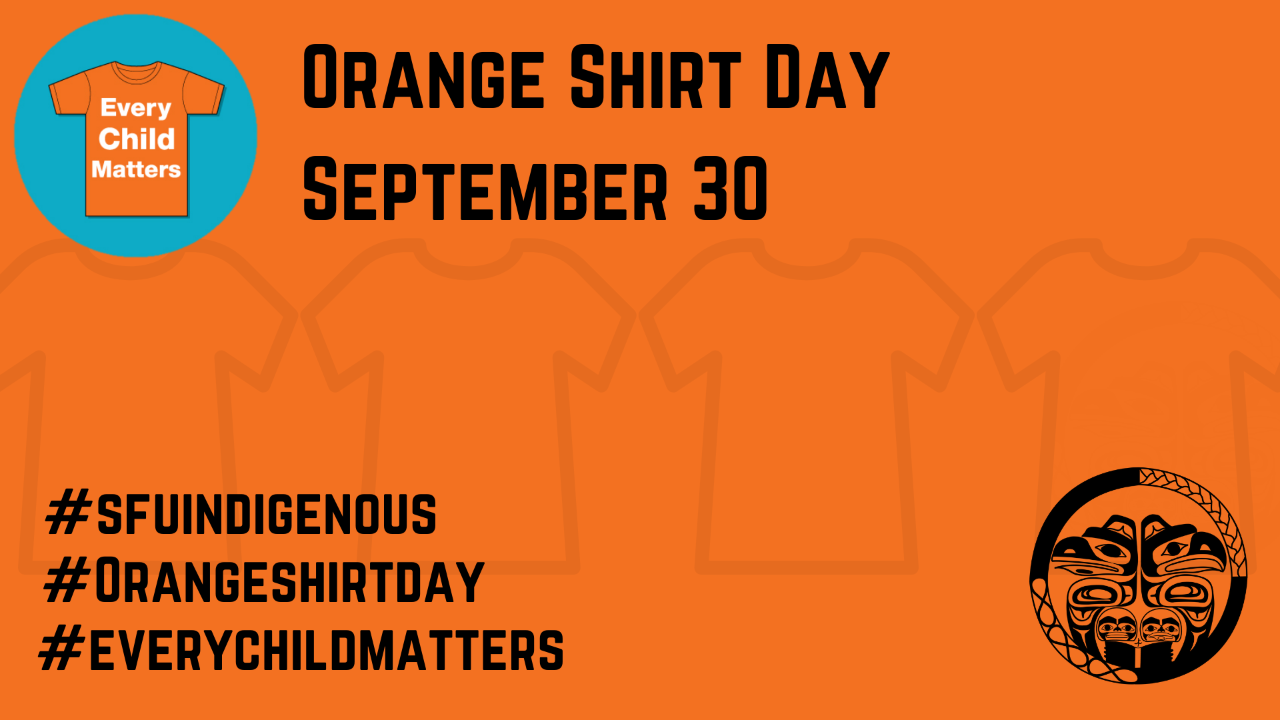 Orange Shirt Day Zoom Background, Orange