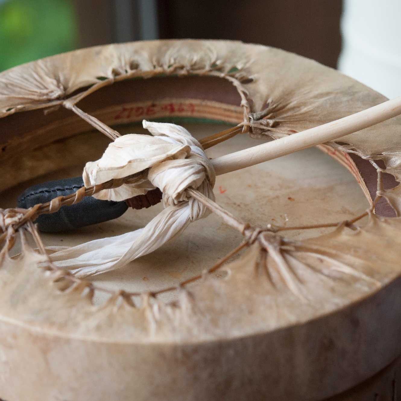 Hand Drum pictured at SFU Indigenous First Nations Honoring Feast held at the DAC