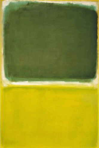 Mark Rothko Green White