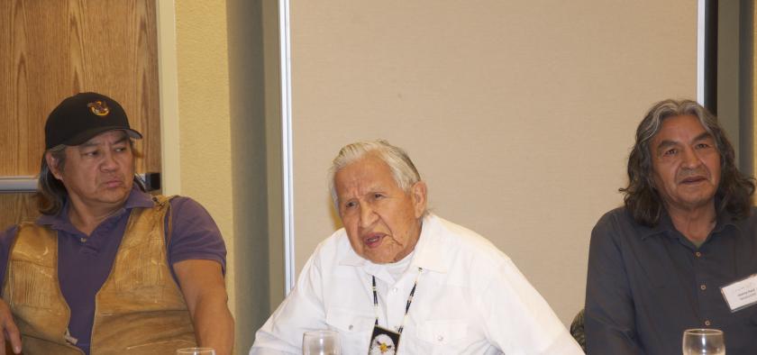 Chief Wayne Christian (Spallumcheen First Nation), Ernie Philip (Little Shuswap 