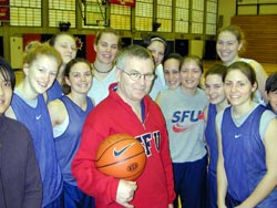 SFU Women's Basketball Team Photo
