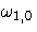 {{\omega}_{1,0}}