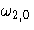 {{\omega}_{2,0}}