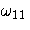 {{\omega}_{11}}