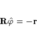 {R\hat{{\varphi}}}=-r