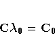 {C{\lambda}_0} = {C_0}