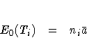 E_0(T_i) =
n_i \bar{a}