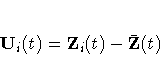 U_{i}(t) = Z_{i}(t) - \bar{Z}(t)