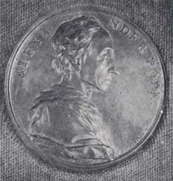 Copper medal, by Jacques Antoine Dassier, 1741
