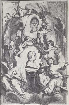The Works of Alexander Pope Esq., ed. William Warburton, 1751; vol. I, frontispiece