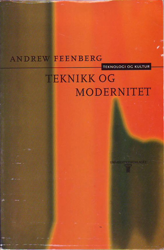 The Book cover of "Teknikk og Modernitet"