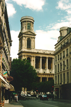 Two Blocks Down the Street, the St.-Sulpice Church