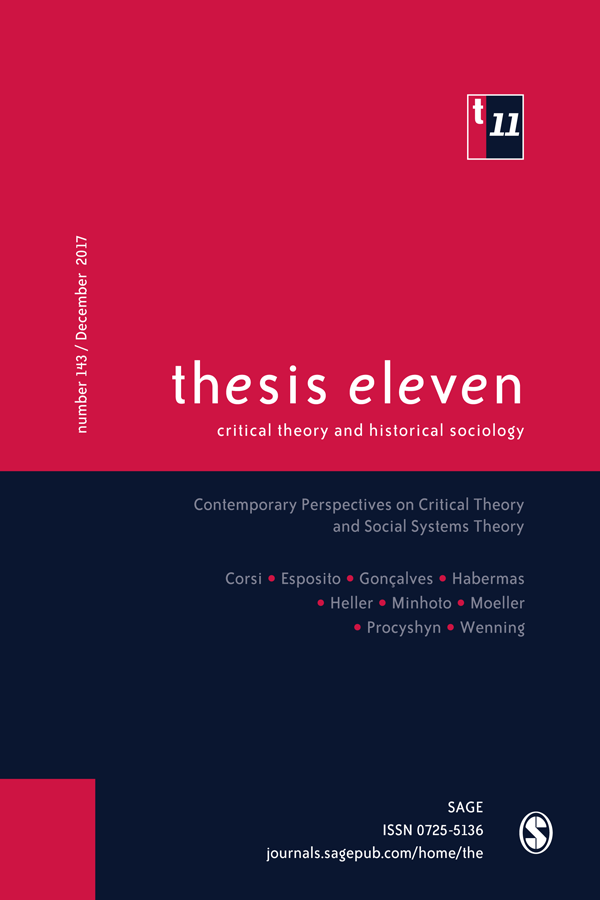 Thesis 11 cover