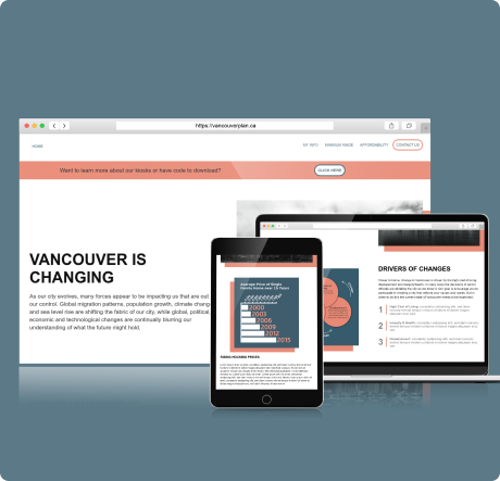 Vancouver Plan website design