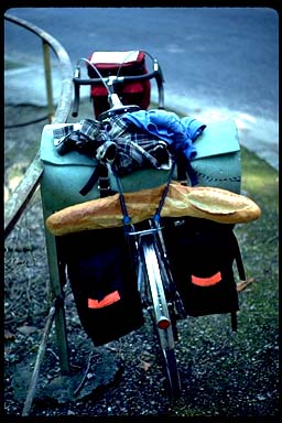 Bike &
	French bread