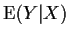 ${\rm E}(Y\vert X)$
