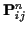 ${\bf P}^n_{ij}$