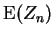 $ {\rm E}(Z_n)$