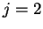 $ j=2$