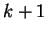 $ k+1$